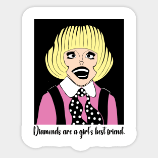 CAROL CHANNING FAN ART Sticker